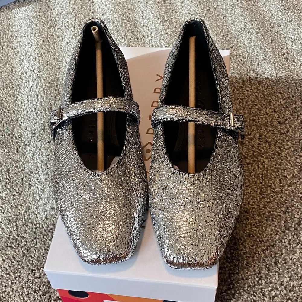 Katy Perry Collections Metallic Flats